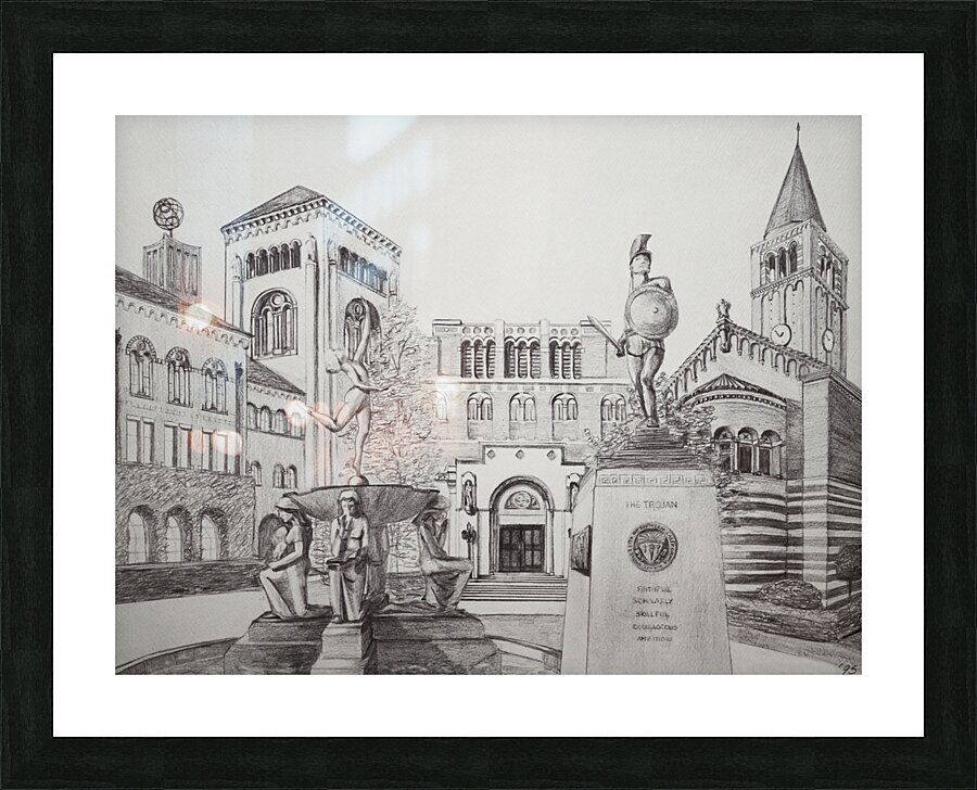 Trojan Spirit Picture Frame print