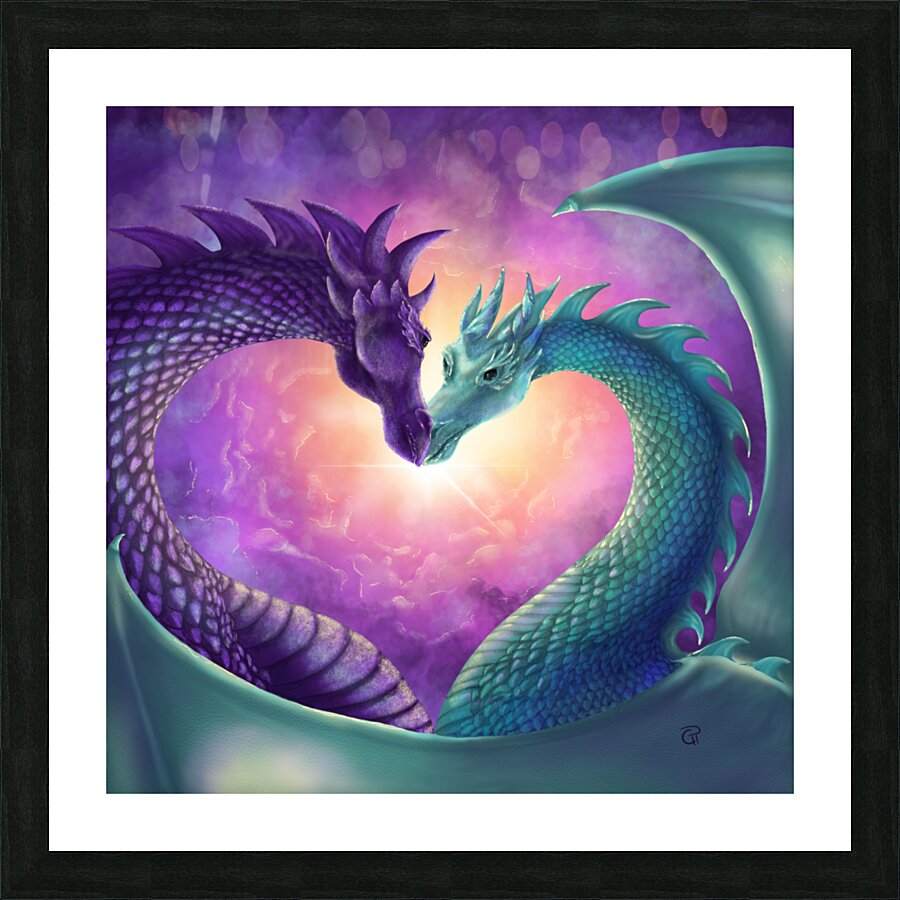 Dragonheart Picture Frame print