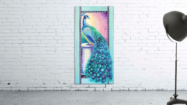 Rosette Peacock Wall Preview