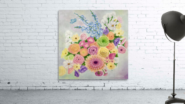 Rainbow Bouquet Wall Preview