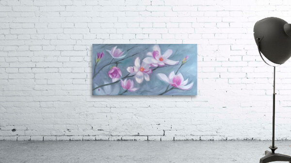 Tulip Magnolias Wall Preview