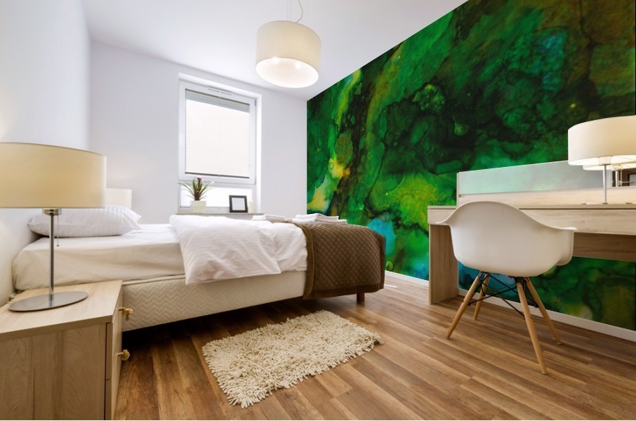 Emerald Daydream  Mural print