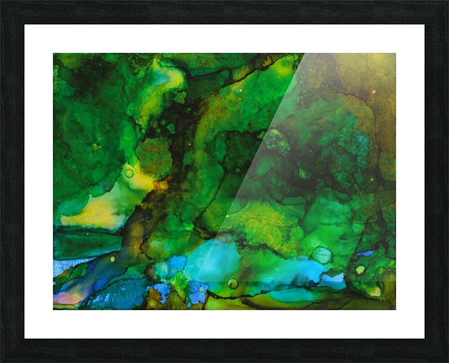 Emerald Daydream  Picture Frame print