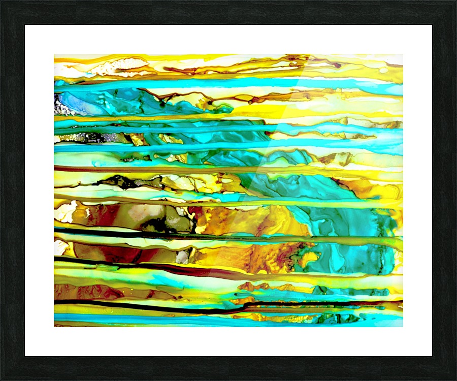Hazy Falls  Picture Frame print