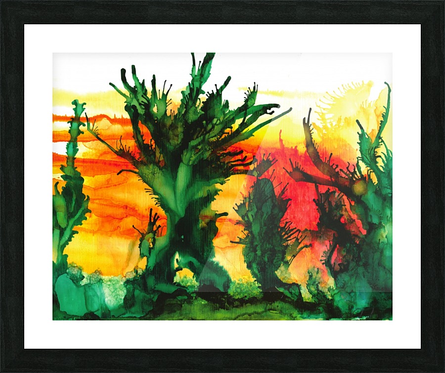Wicked Desert Picture Frame print