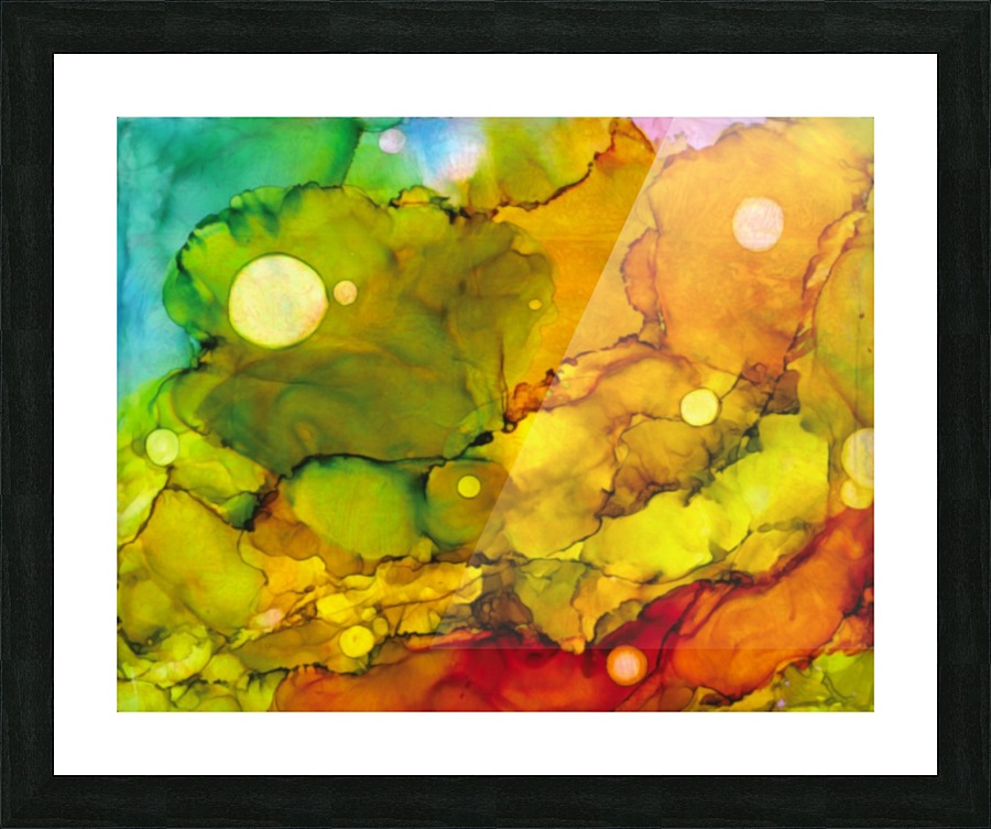 Orange Picture Frame print