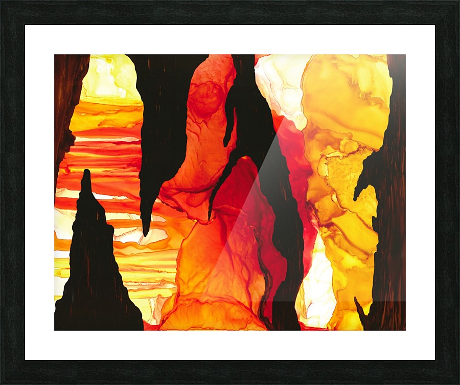 Inferno Picture Frame print