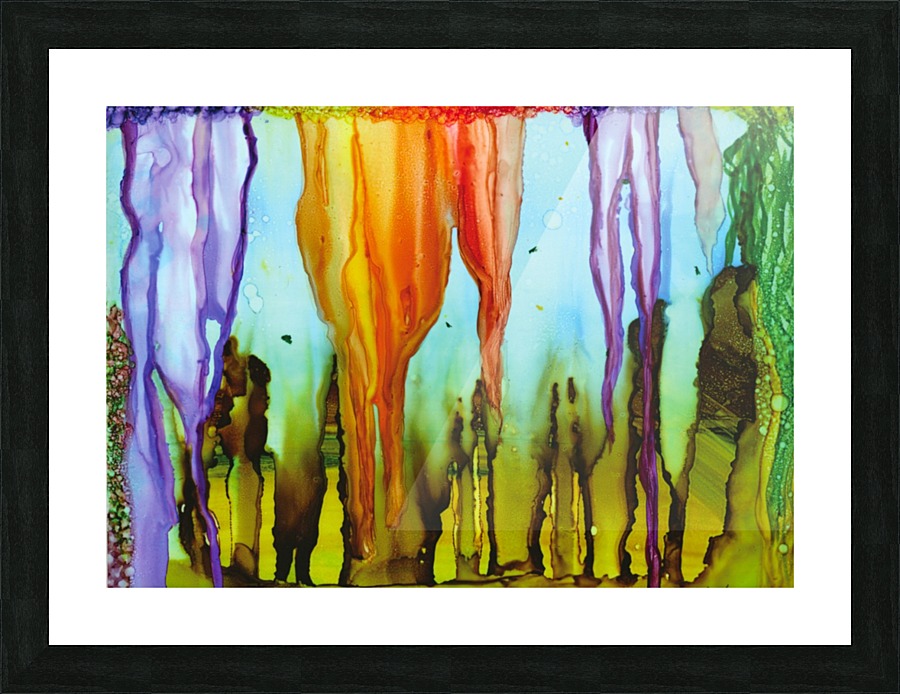 The Spill Picture Frame print