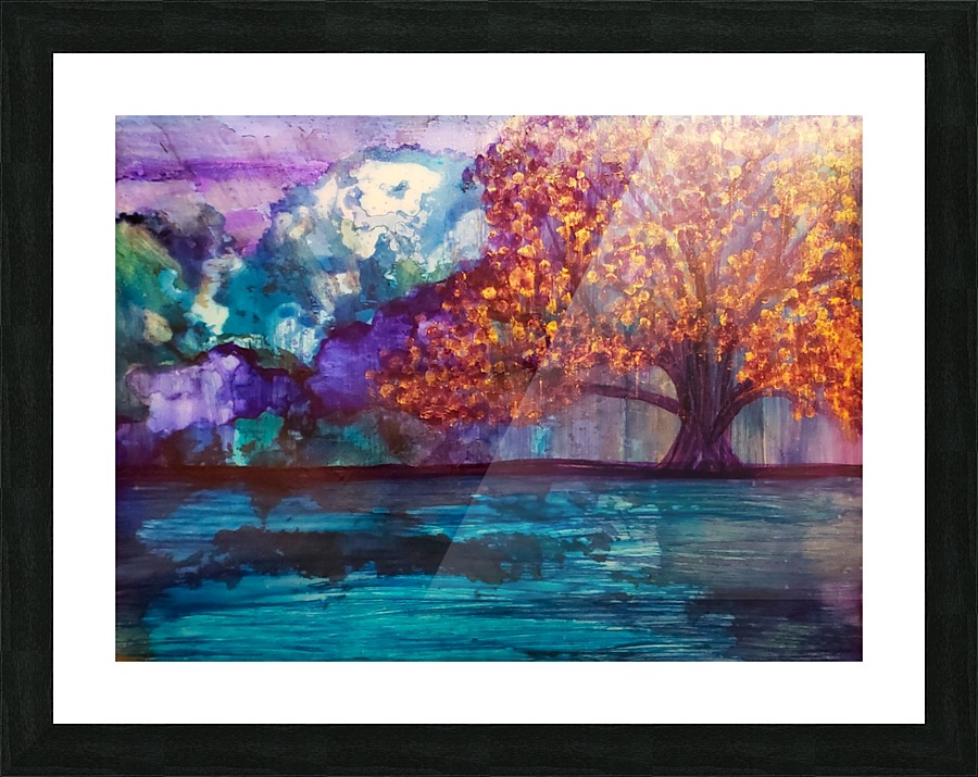 Lost in Purple v2 Picture Frame print