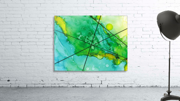 Green under the Lines Wall Preview
