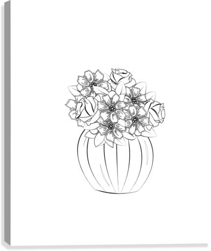 Flower bouquet  Canvas Print