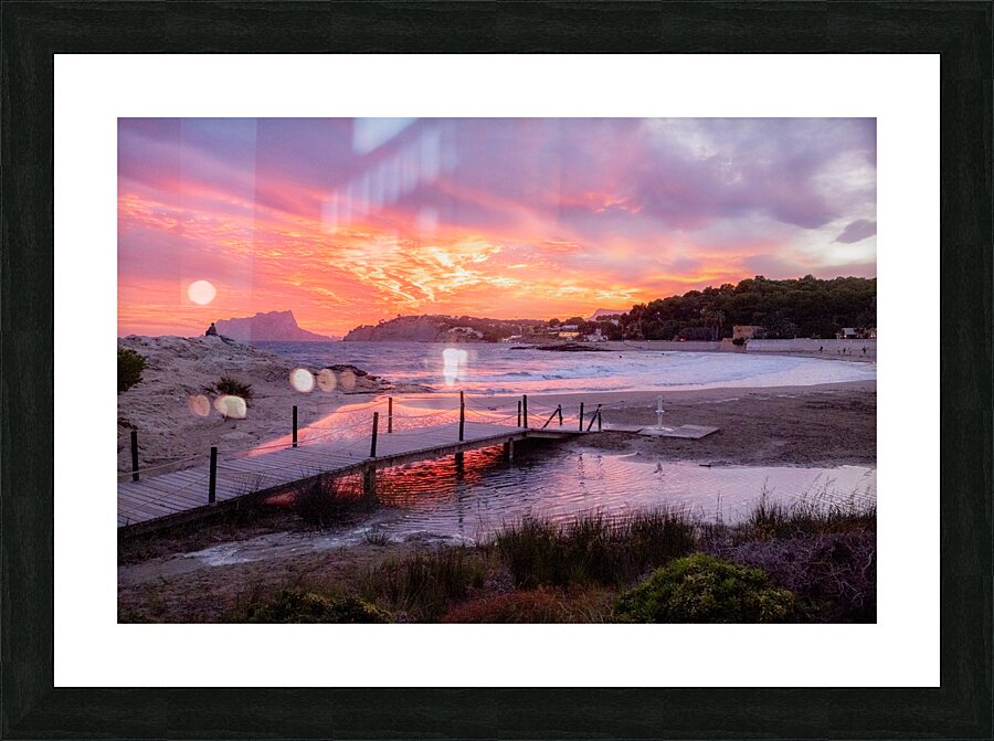 the bridge Picture Frame print