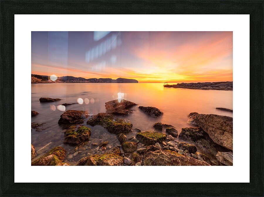 Sunrise in Moraira Picture Frame print