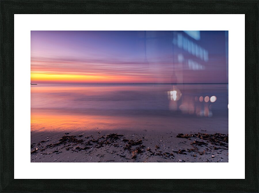 the fish boats Picture Frame print