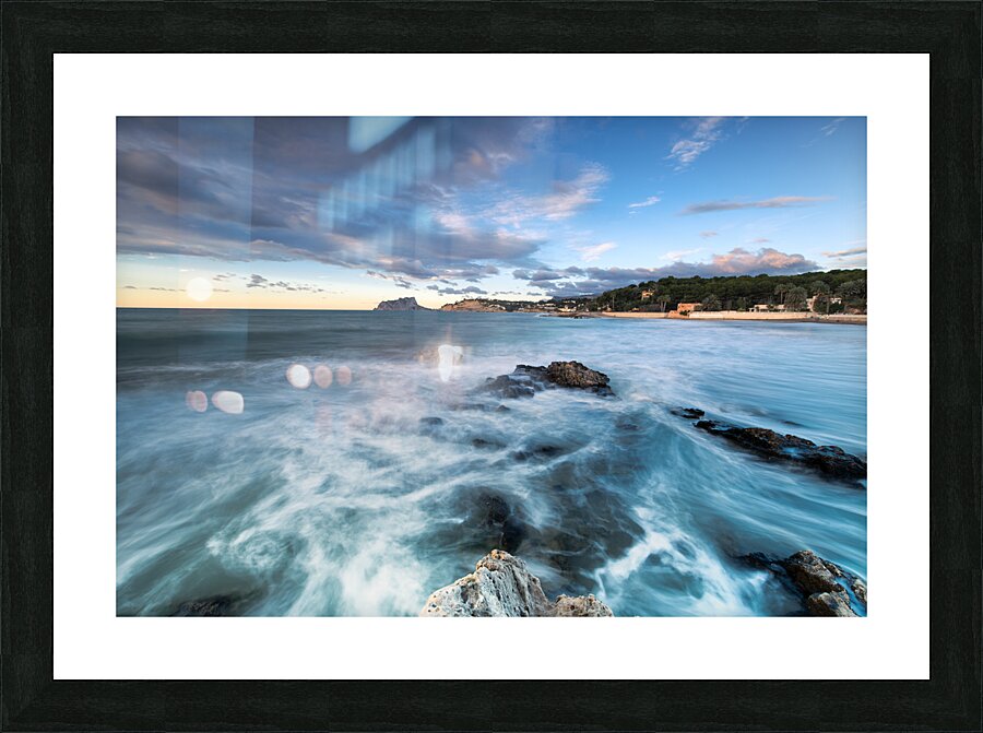 blue Picture Frame print