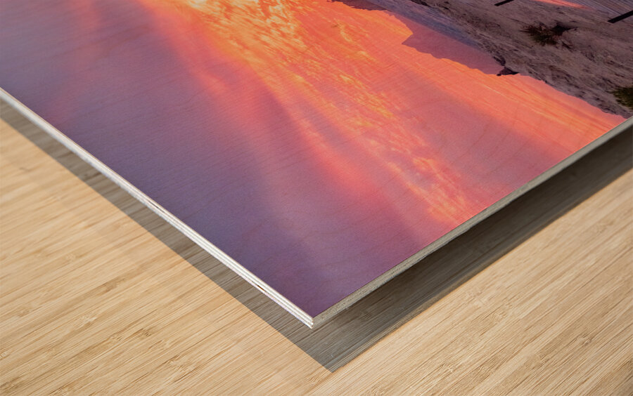 the bridge Wood print