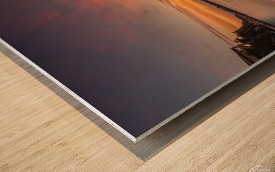 in el portet Wood print