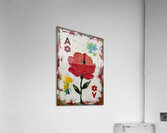 Rose Poker card Acrylic Print