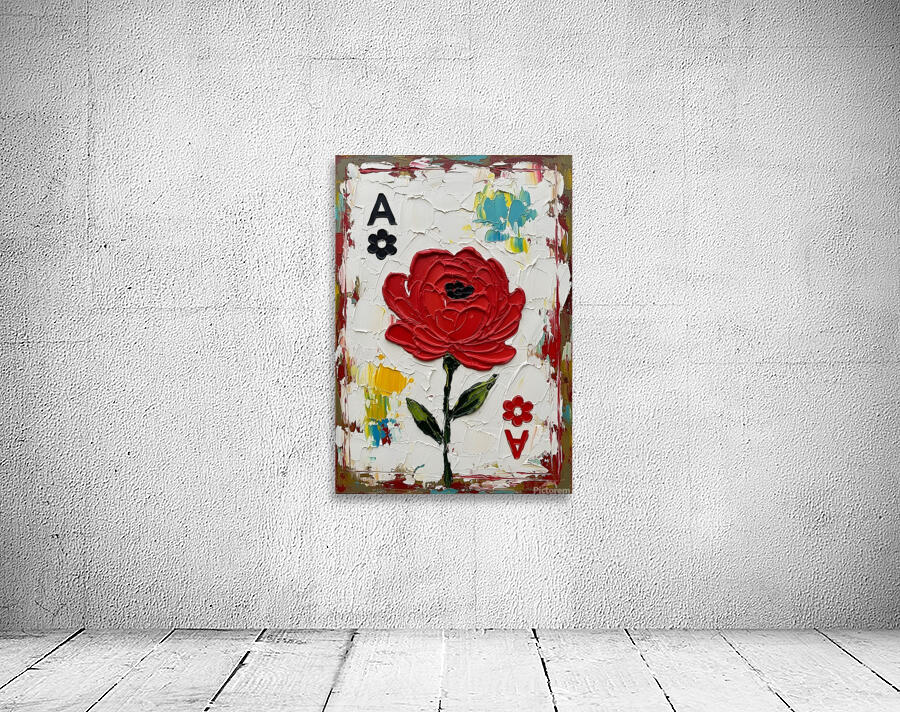 Rose Poker card Wall Preview
