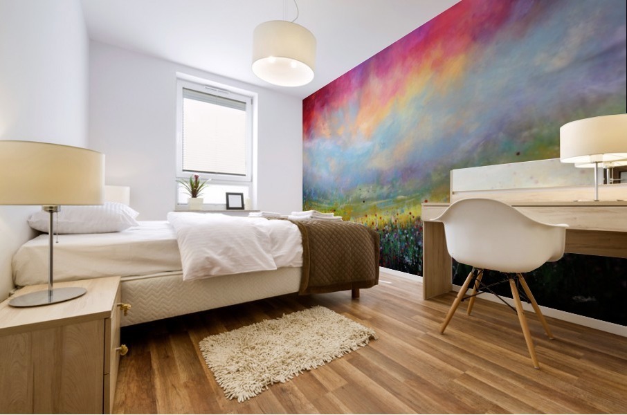 Elapse -  abstract landscape Mural print