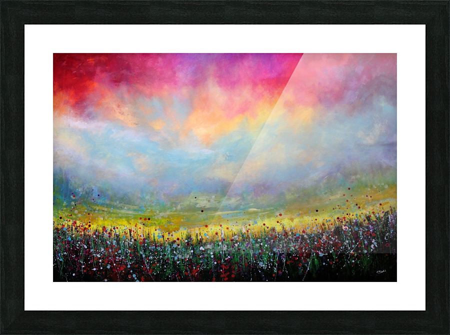 Elapse -  abstract landscape Picture Frame print