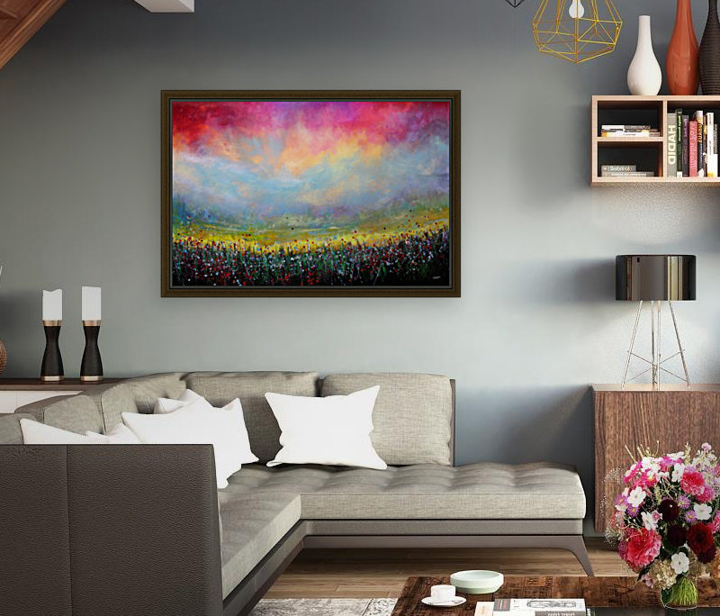 Elapse -  abstract landscape Reproduction