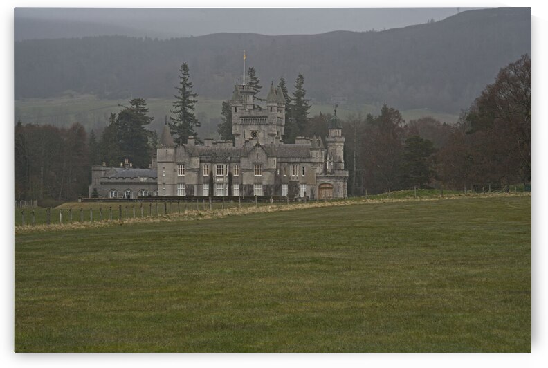  View of Balmoral Castle in the rainy Scotland landscape  DSC5142  1 by RonM