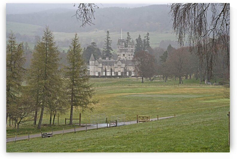 View of Balmoral Castle in the rainy Scotland landscape   DSC5153  1 by RonM