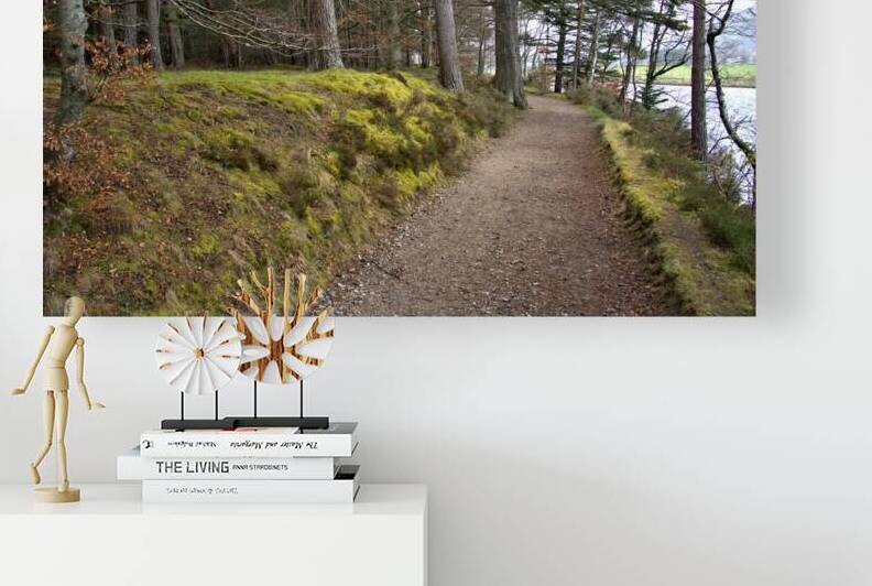  Scotland hiking trail along the forest edge with River Dee alongside  DSC5127  1 by RonM