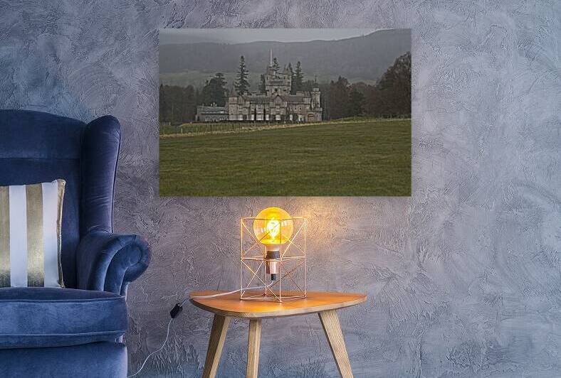  View of Balmoral Castle in the rainy Scotland landscape  DSC5142  1 by RonM