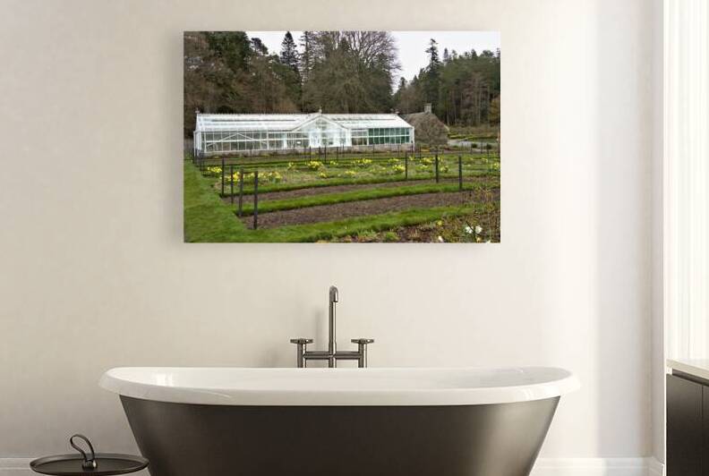 Balmoral Castle greenhouse in early spring   DSC5161  1 by RonM