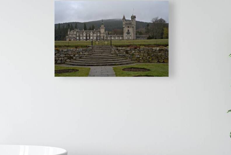 View of Balmoral Castle in the rainy Scotland landscape   DSC5158  1 by RonM