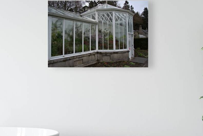 Balmoral Castle greenhouse in early spring   DSC5160  1 by RonM