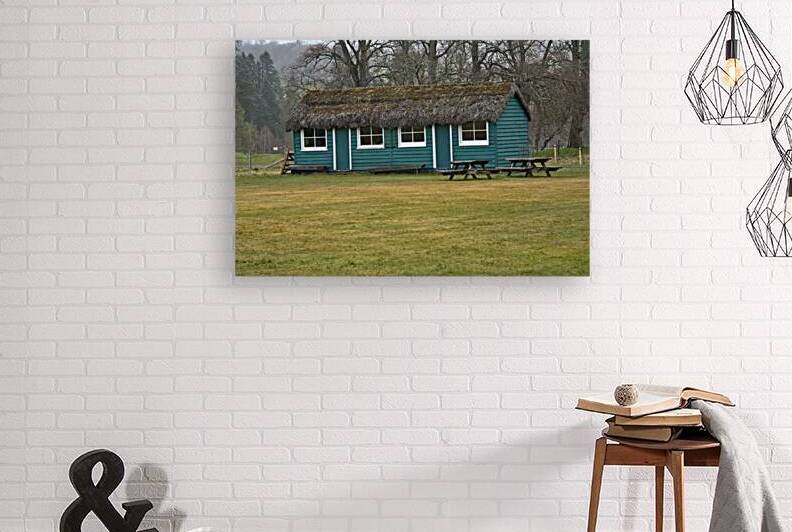 Outdoor recreation area building has the authentic Scotland thatched roof  DSC5157  1 by RonM