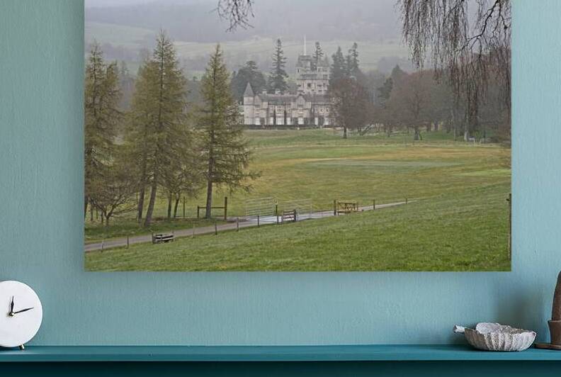 View of Balmoral Castle in the rainy Scotland landscape   DSC5153  1 by RonM
