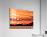 Qualicum Beach Orange Calm Acrylic Print
