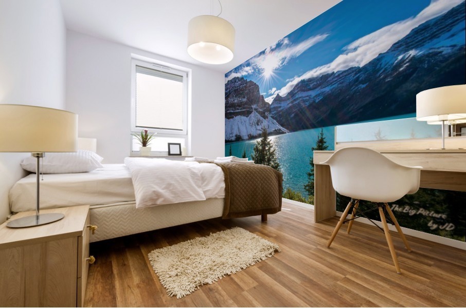 Bow Lake Mural print
