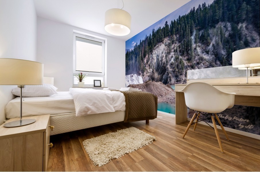 Wapta Falls Away Mural print