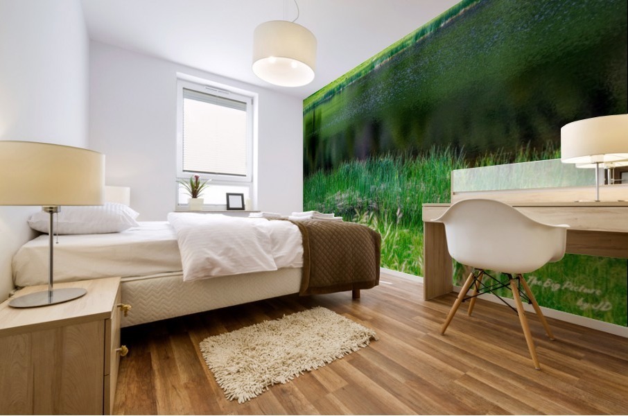 Yellowstone Pond Mural print