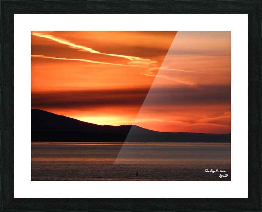 Qualicum Beach Eventide Picture Frame print