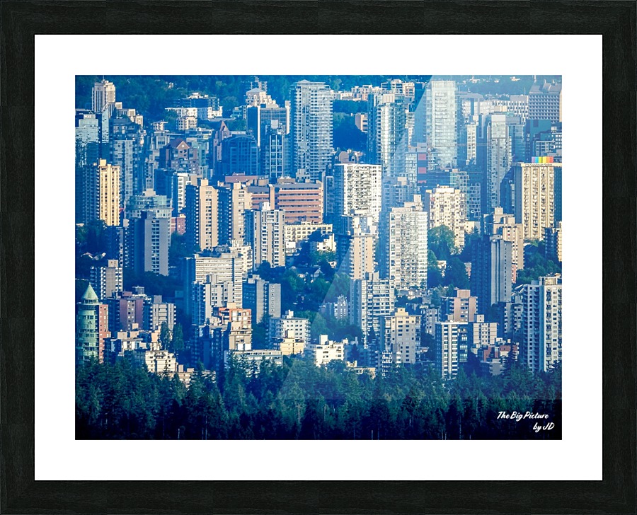 Vancouver Cityscape Picture Frame print