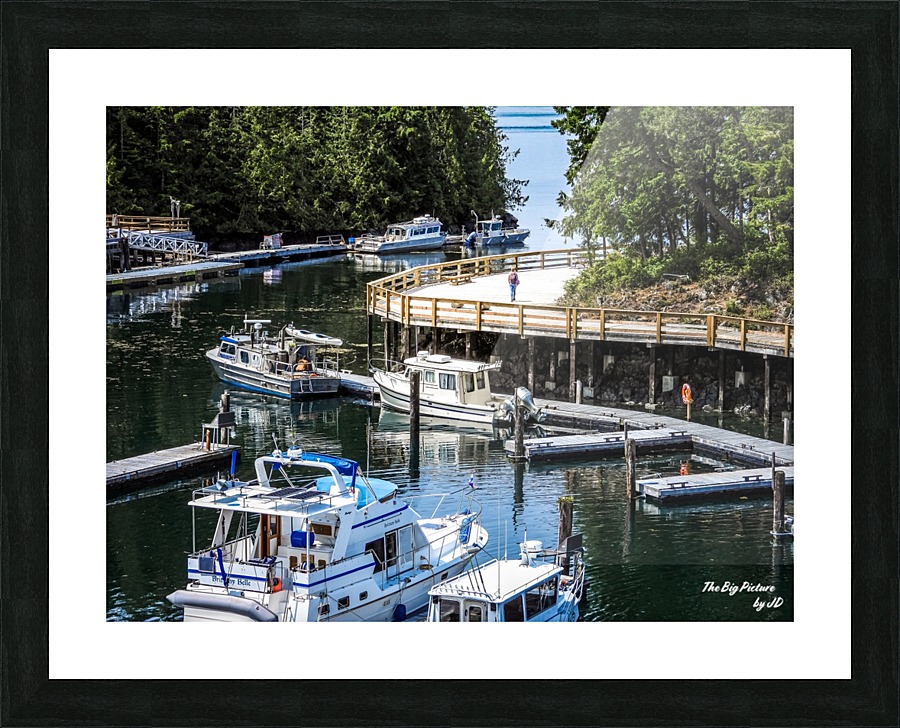 Telegraph Cove Picture Frame print