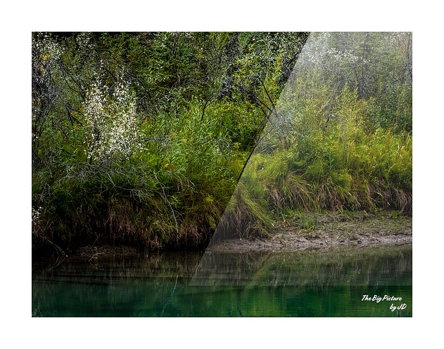Deadman Flats Emerald 3 Picture Frame print