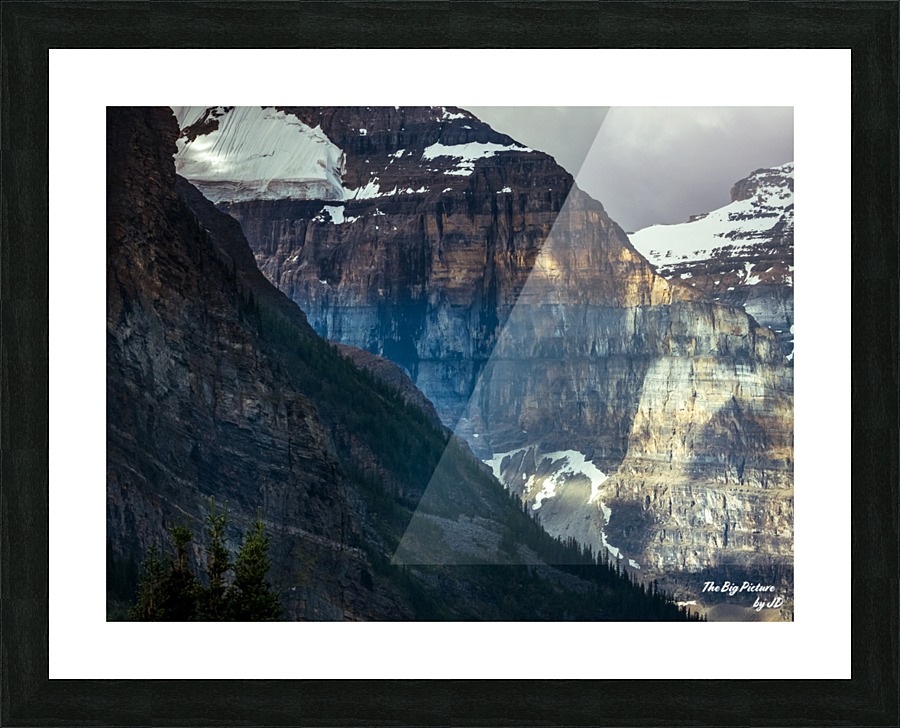 Rocky Mountains Bow Picture Frame print
