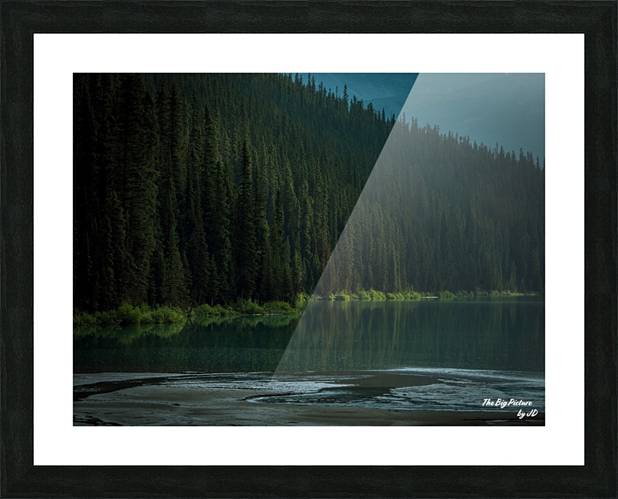 Rocky Mountains Emerald Picture Frame print