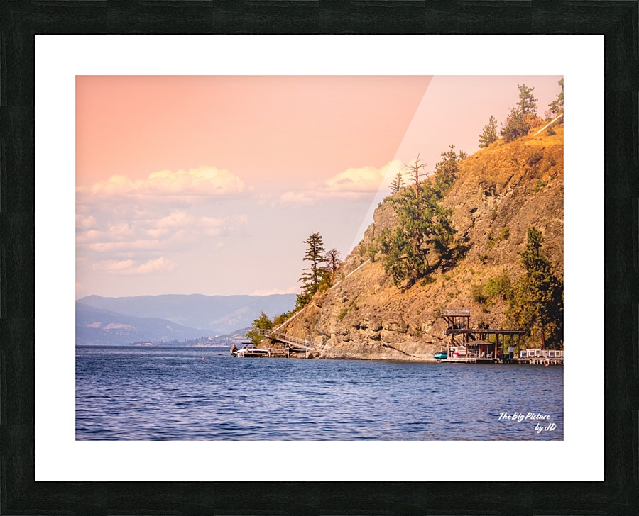 Okanagan Lake Elevator Picture Frame print