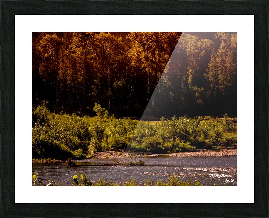 Elk River Picture Frame print