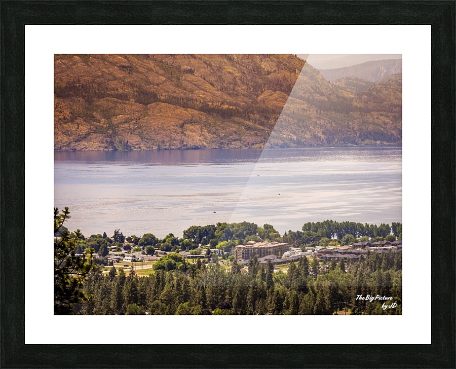 Okanagan Lake Picture Frame print