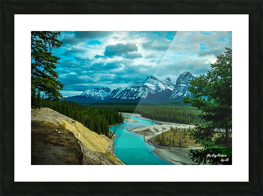 Athabasca River Picture Frame print