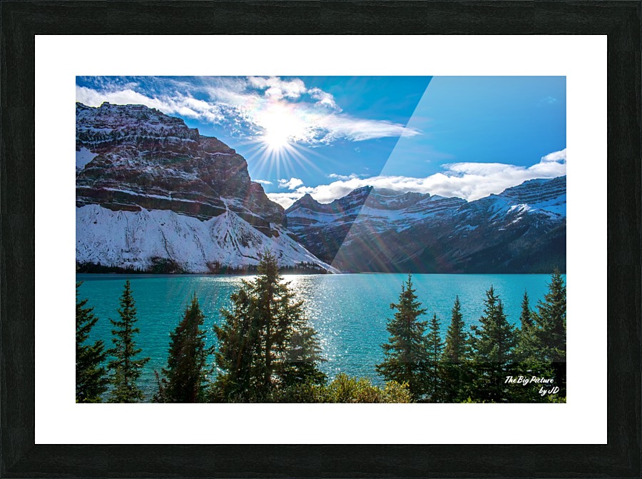 Bow Lake Picture Frame print